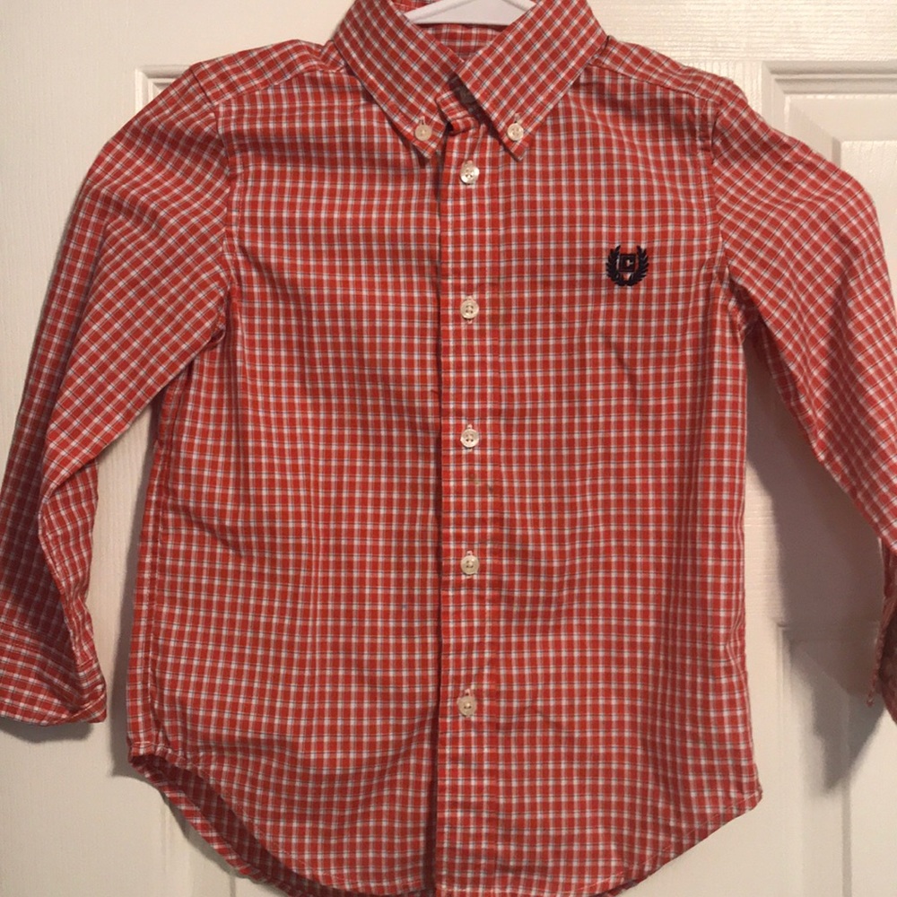 Boy’s plaid button-up long sleeve